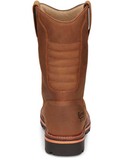 Image #5 - Chippewa Men's Thunderstruck Blonde Pull On Waterproof Soft Work Boots - Round Toe , Lt Brown, hi-res