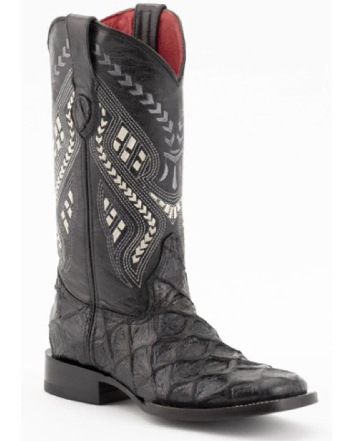 Ferrini Women's Bronco Western Boots - Square Toe, Black, hi-res