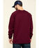 Cinch Men's FR Solid Long Sleeve Work Shirt , Red, hi-res
