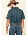 Image #2 - Cody James Core Men's High Roller Geo Print Short Sleeve Western Shirt, , hi-res