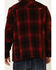 Hawx Men's Red Timberline Sherpa-Lined Flannel Work Shirt Jacket - Tall, Red, hi-res