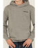 Image #3 - Ariat Boys' Logo Graphic Hooded Sweatshirt, Grey, hi-res