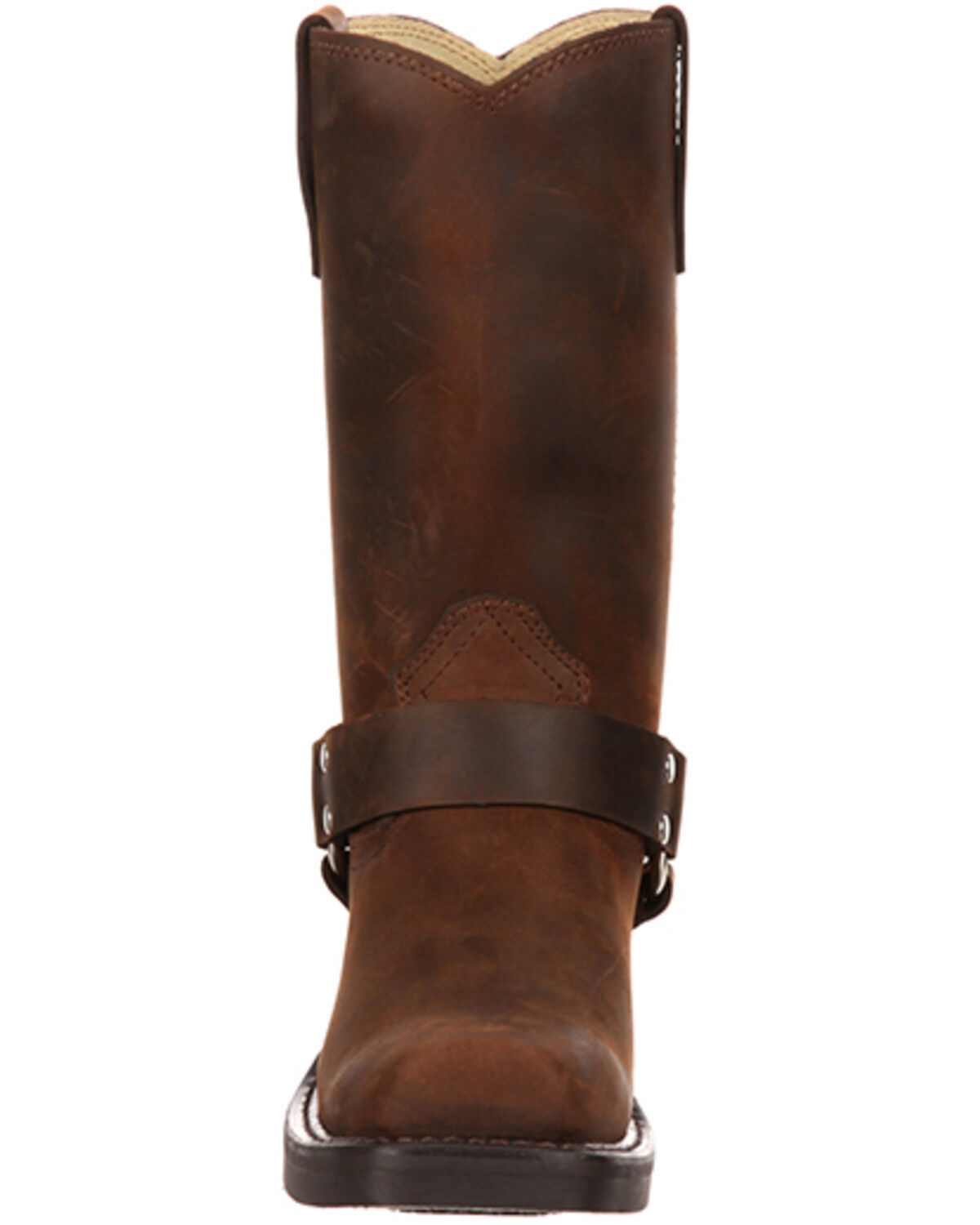 Image #7 - Durango Women's Harness Western Boots - Square Toe, Brown, hi-res