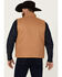 Image #4 - Cowboy Hardware Men's Embroidered Conceal Carry Softshell Vest, Tan, hi-res
