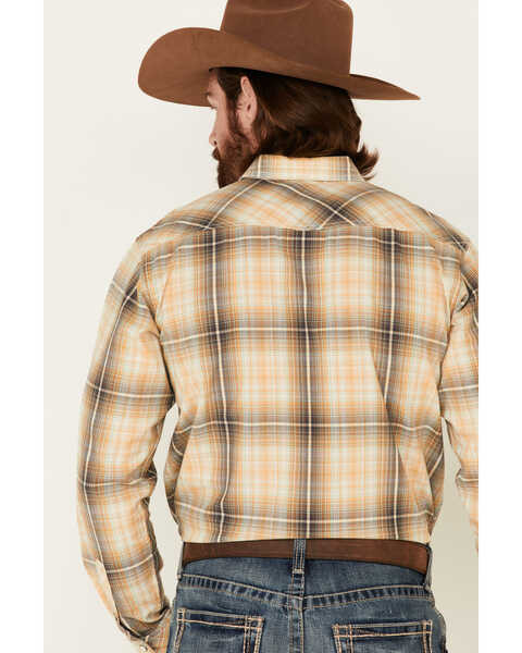 Image #4 - Ariat Men's Austin Retro Large Plaid Print Long Sleeve Snap Western Shirt , , hi-res