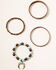 Image #2 - Shyanne Women's Crescent Bronze 4pc Stretch Bracelet Set, Rust Copper, hi-res