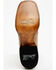Image #7 - Dan Post Women's 12" Faux Python Western Boots - Broad Square Toe, Honey, hi-res