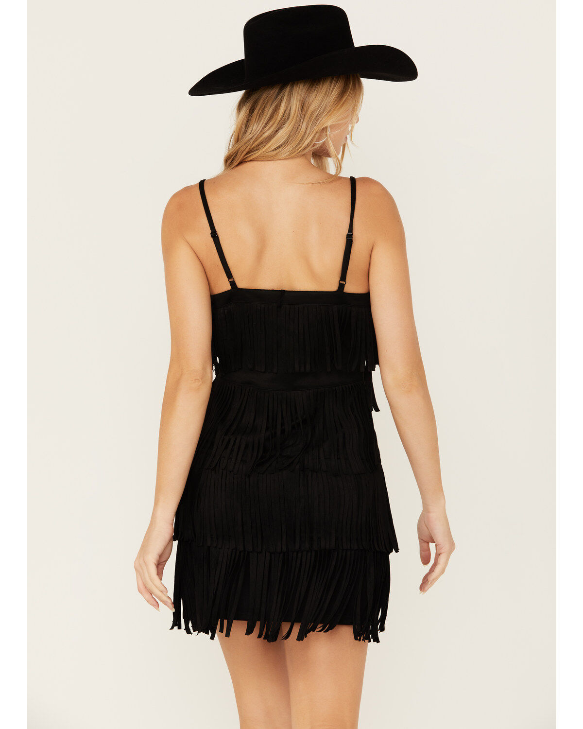 Image #4 - Idyllwind Women's Brixworth Fringe Festival Mini Dress, Black, hi-res