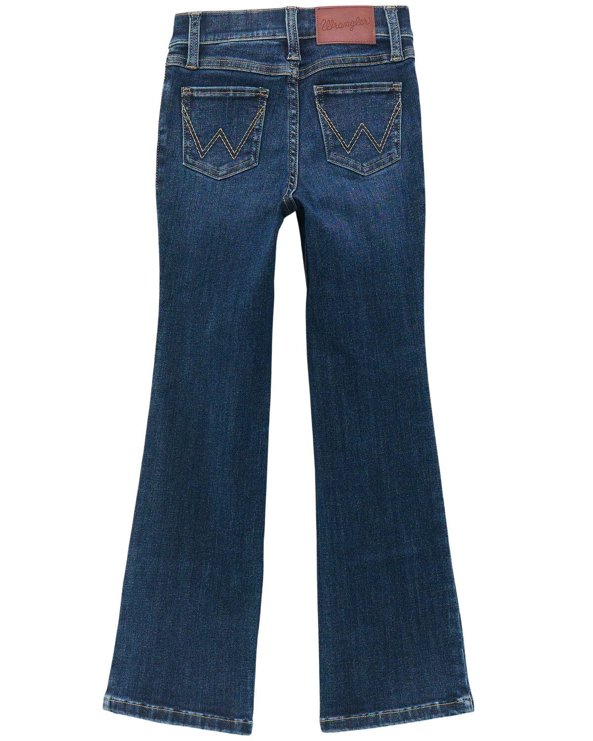 Wrangler Girls' Bespoke Lacey Bootcut Stretch Denim Jeans, Medium Wash, hi-res