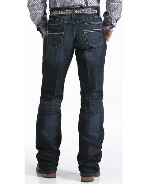 Cinch Men's Carter Relaxed Dark Wash Jeans, Indigo, hi-res