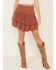 Free People Women's Ruffles In The Sand Skirt, Rust Copper, hi-res