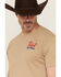 Image #3 - PBR Men's Boot Barn Exclusive Good Old Time Horse Short Sleeve Graphic T-Shirt, Sand, hi-res