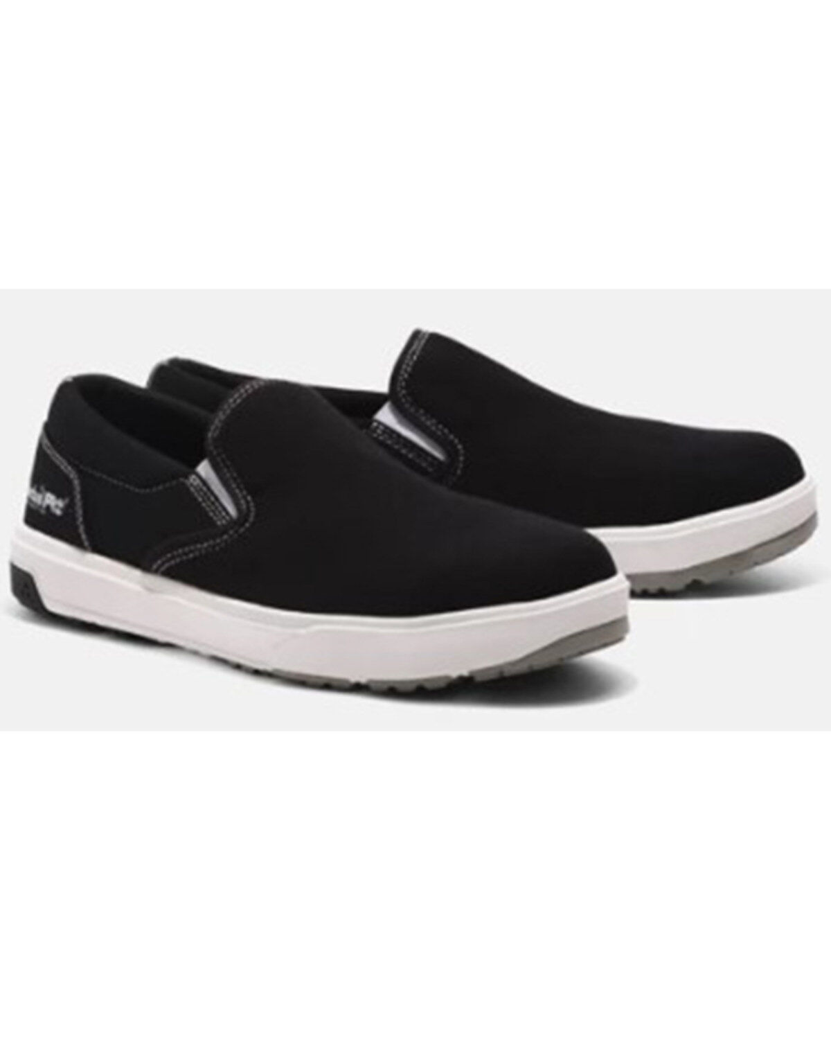 Image #1 - Timberland PRO Men's Berkley Slip-On Work Shoes - Composite Toe, Black/white, hi-res
