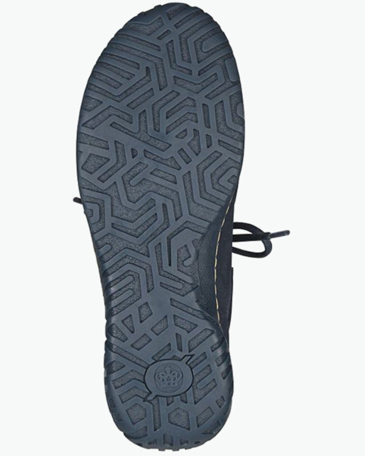 Image #7 - Born Women's Basin Suede Chukka Booties - Moc Toe, Navy, hi-res