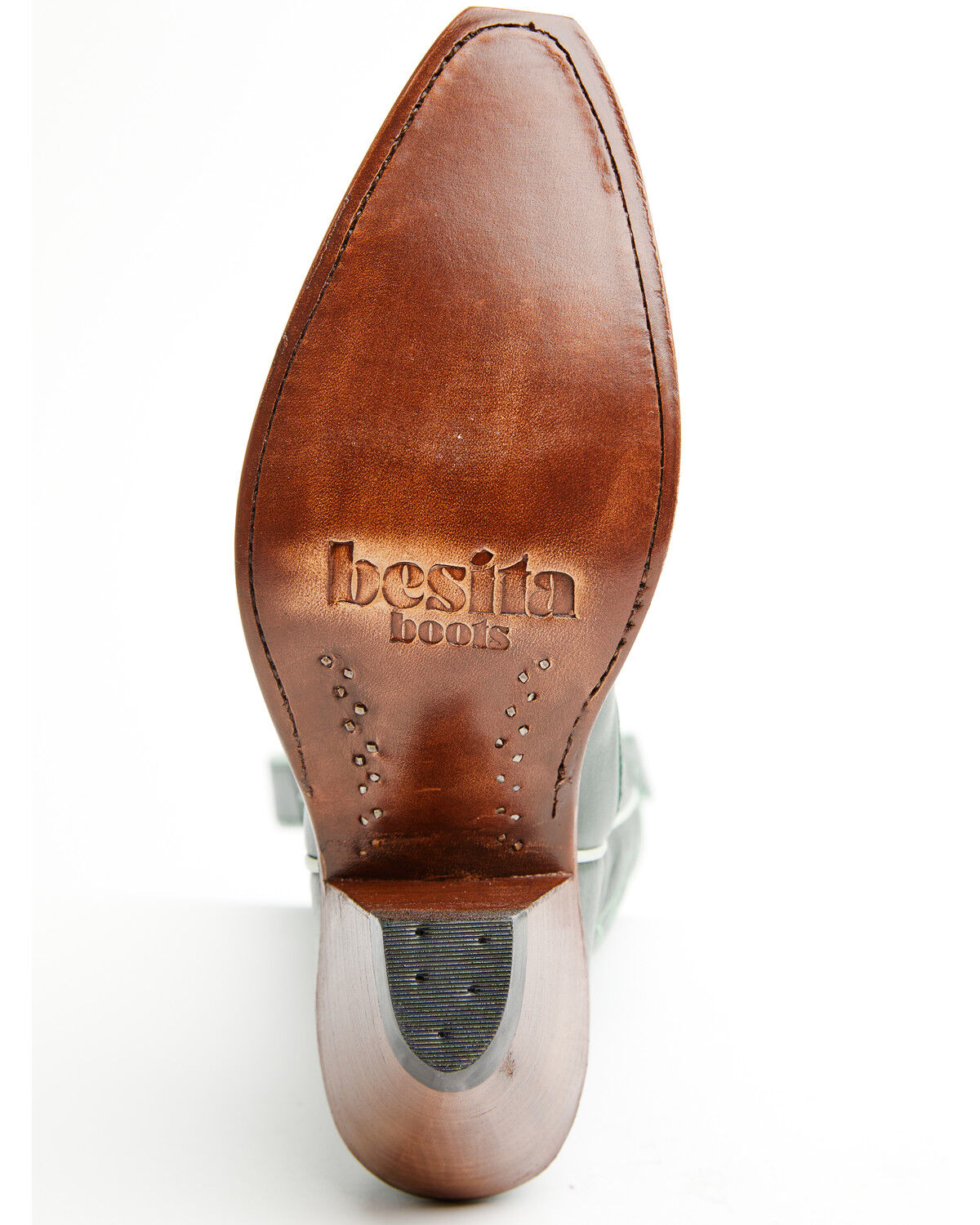 Image #7 - Besita Women's The Sunny Inlay Tall Western Boots - Snip Toe, Green, hi-res