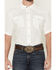 Image #3 - Ariat Men's VentTek Solid Short Sleeve Snap Performance Western Shirt - Tall, White, hi-res
