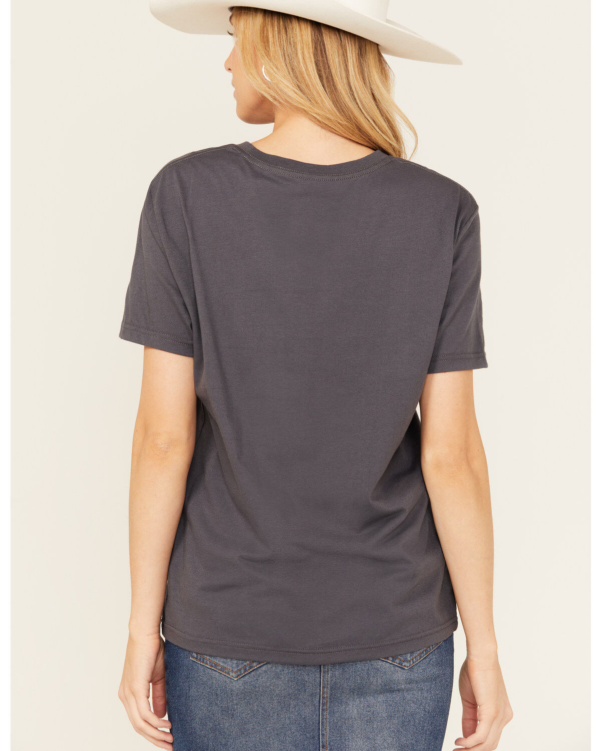 Image #4 - Rock & Roll Denim Women's Dale Brisby Rodeo Time Short Sleeve Graphic Tee, Charcoal, hi-res