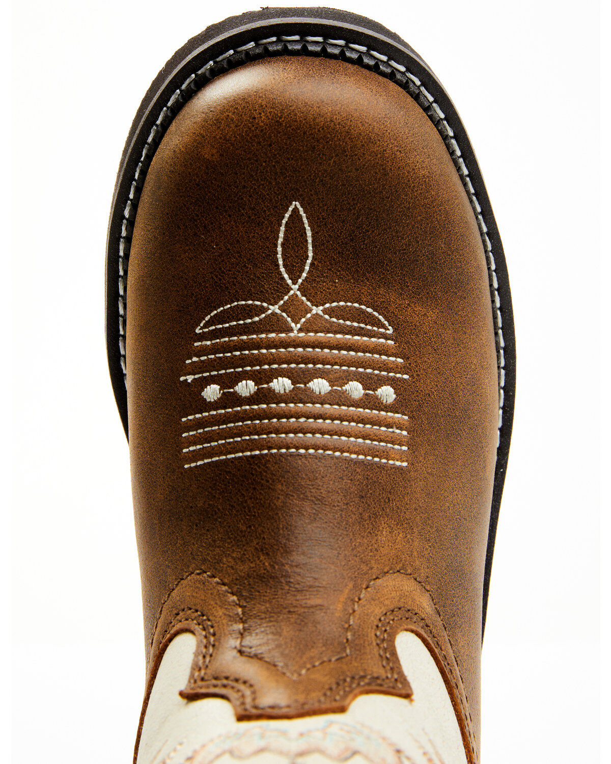 Image #6 - Shyanne Women's Fillies Cambria Western Boots - Round Toe, Brown, hi-res