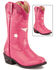 Image #1 - Smoky Mountain Toddler Girls' Stars Light Up Pink Boots - Medium Toe, , hi-res