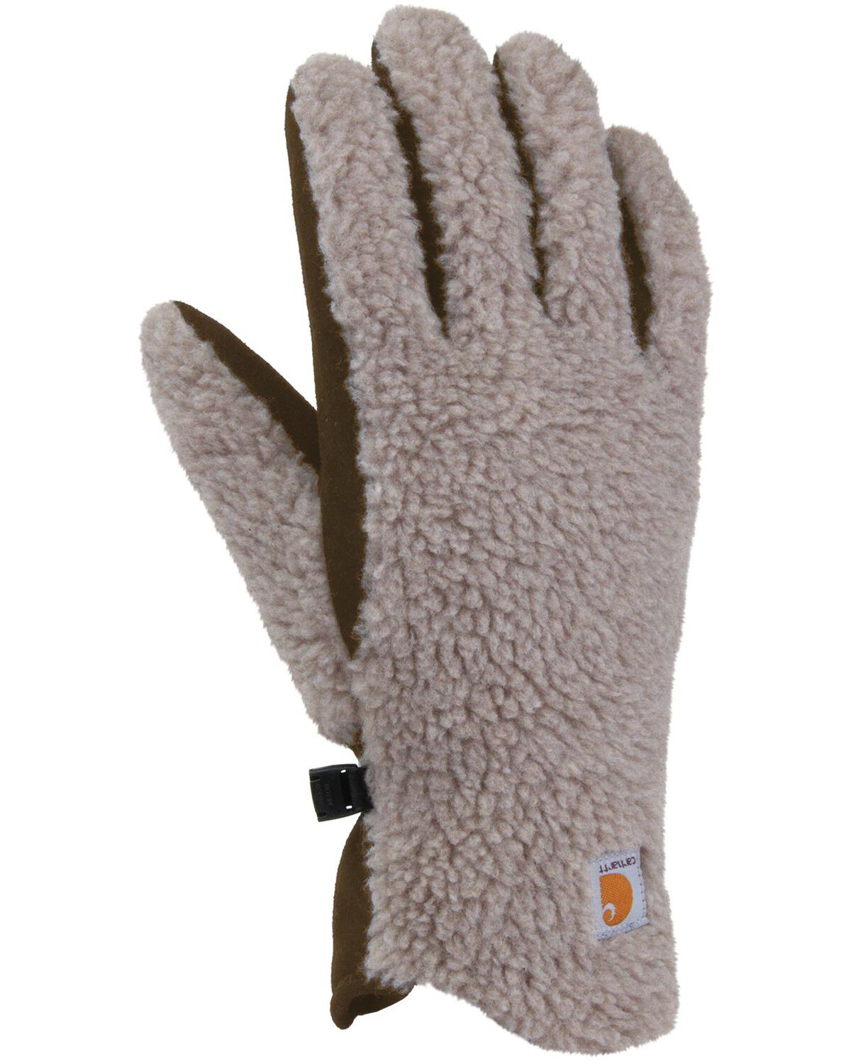 Image #1 - Carhartt Women's Sherpa Insulated Gloves, Light Grey, hi-res
