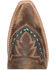 Image #6 - Dan Post Women's Mesa Western Boots - Snip Toe, Honey, hi-res