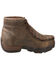 Image #2 - Twisted X Men's Work Chukka Driving Mocs - Alloy Toe, Brown, hi-res