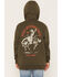 Image #4 - Ariat Boys' Rodeo Logo Graphic Hooded Sweatshirt, Green, hi-res