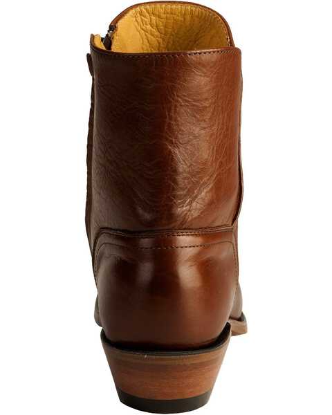Image #7 - Boulet Men's Side-Zip Western Boots - Medium Toe, Tan, hi-res
