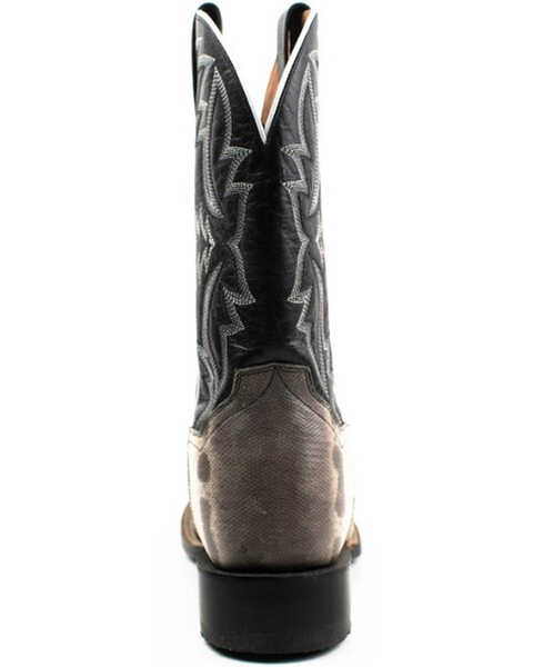 Image #5 - Dan Post Men's Kauring Snake Exotic Western Boots - Broad Square Toe , Black, hi-res