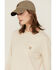 Image #2 - Carhartt Women's TENCEL™ Loose Fit Long Sleeve Pocket Shirt, Oatmeal, hi-res