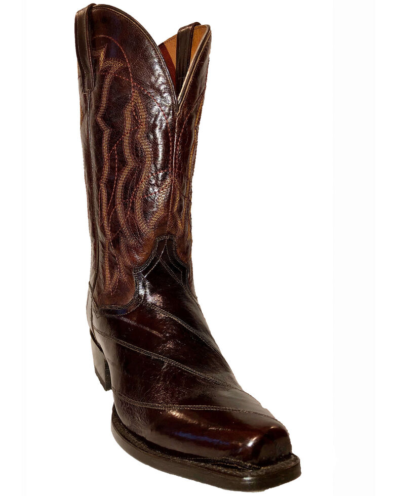 dan post chocolate python boots