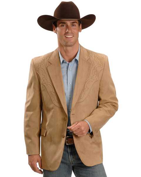 Circle S Men's Embroidered Microsuede Sport Coat | Boot Barn