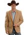 Circle S Men's Embroidered Microsuede Sport Coat, Tan, hi-res