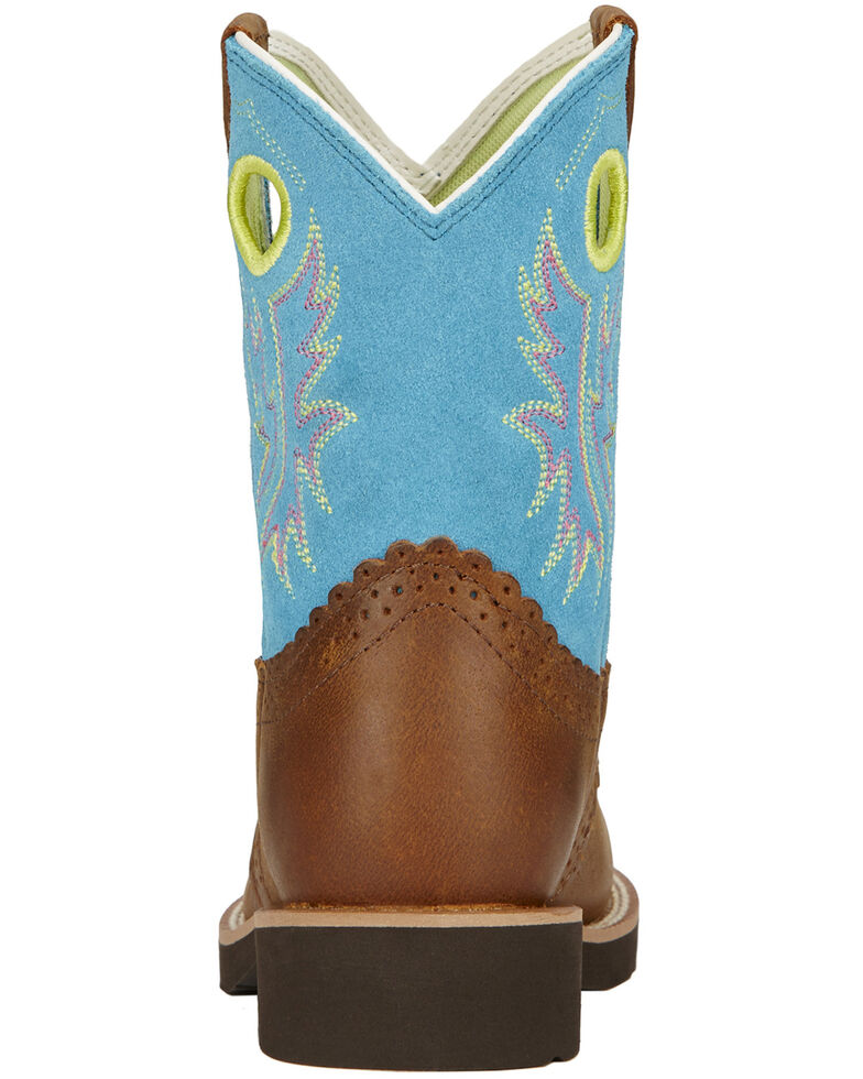 Ariat Fatbaby Girls Blue Cowgirl Boots Round Toe Boot Barn