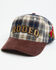 Image #1 - Rodeo Quincy Women's Rodeo Plaid Ball Cap, Navy, hi-res