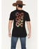 Image #1 - RANK 45® Men's Southwestern Logo Short Sleeve Graphic T-Shirt, Black, hi-res