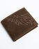 Image #1 - Cody James Men's Brown Horizontal Bi-Fold Leather Wallet, Brown, hi-res