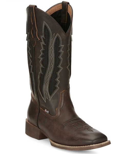 Image #1 - Justin Women's Jaycie Western Boots - Square Toe, Brown, hi-res