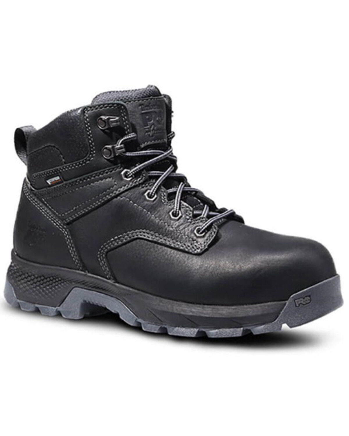 Timberland PRO Men's 6" TiTAN&reg; EV Waterproof Work Boots - Composite Toe, Black, hi-res