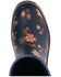 Image #6 - Western Chief Women's Country Bloom Tall Rain Boots - Round Toe, Navy, hi-res