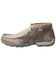 Twisted X Men's Woven Driving Moccasin Shoes - Moc Toe, Grey, hi-res
