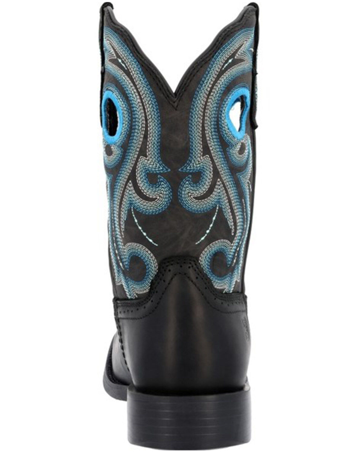 Image #4 - Durango Women's Westward Midnight Western Performance Boots - Broad Square Toe, Blue, hi-res