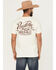 Image #1 - Pendleton Men's Boot Barn Exclusive Script Logo Short Sleeve Graphic T-Shirt, Natural, hi-res