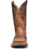 Double H Men's ICE Roper Western Work Boots - Broad Square Toe, Tan, hi-res