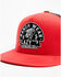Image #2 - Lazy J Ranch Men's Red & Black Arrowhead Logo Patch Mesh-Back Ball Cap, Red, hi-res