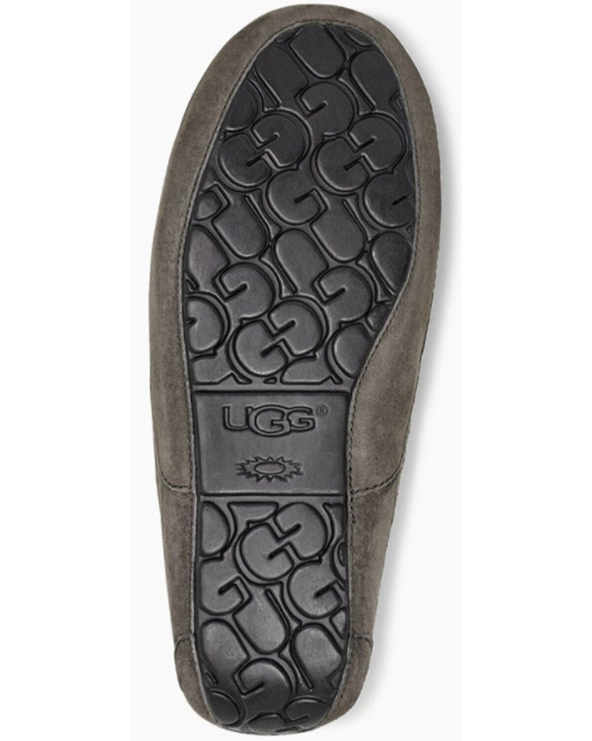 Image #6 - UGG Men's Ascot Slippers - Moc Toe, Grey, hi-res