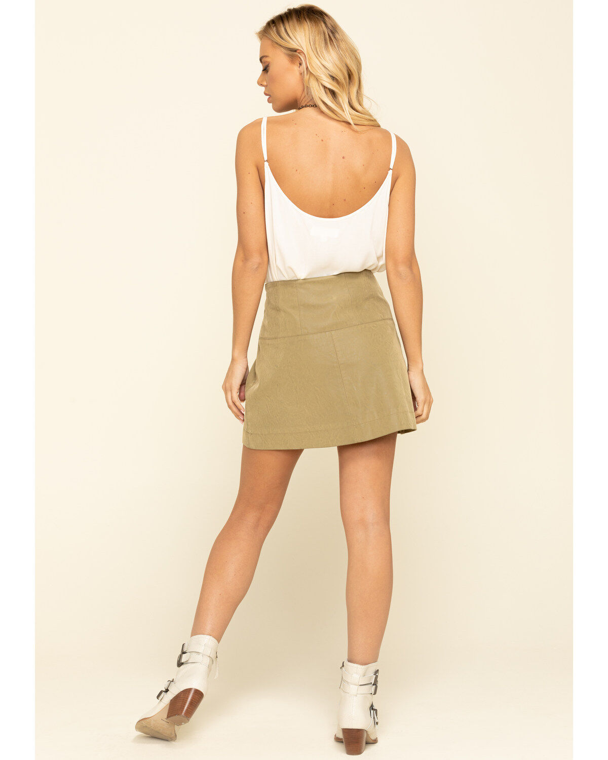 Image #5 - Free People Women's Days in The Sun Suede Skirt, , hi-res
