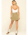 Image #5 - Free People Women's Days in The Sun Suede Skirt, Olive, hi-res
