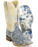 Image #2 - Tin Haul Women's Charmcut Western Boots - Broad Square Toe, Brown, hi-res