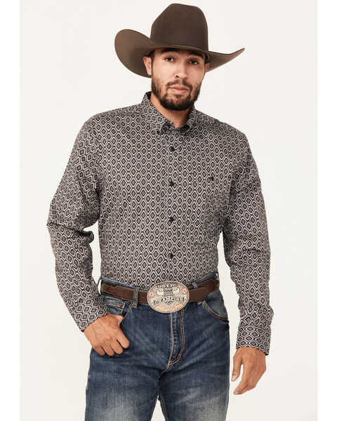 RANK 45® Men's Alton Southwestern Print Long Sleeve Button-Down Shirt ...